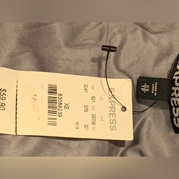 NWT Express Grey, Bronze and Electric Blue Sequin Mini Skirt-NWT - Picture 5 of 5